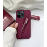 Чохол rhode lip Case Raspberry Jelly бордовий на iPhone 12 pro max з блиском 